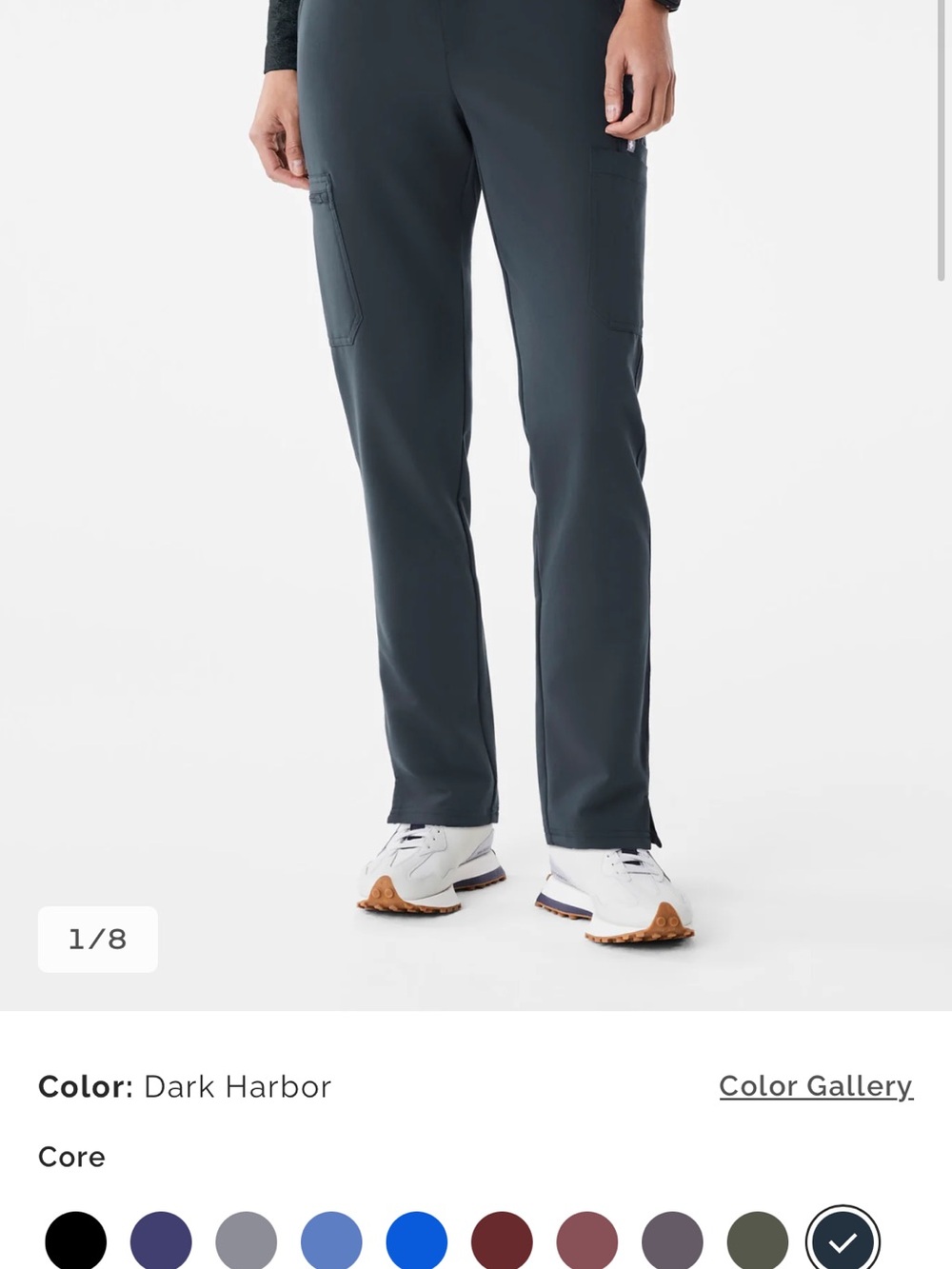 Figs Women's Straight-Leg Pants in Dark Harbor